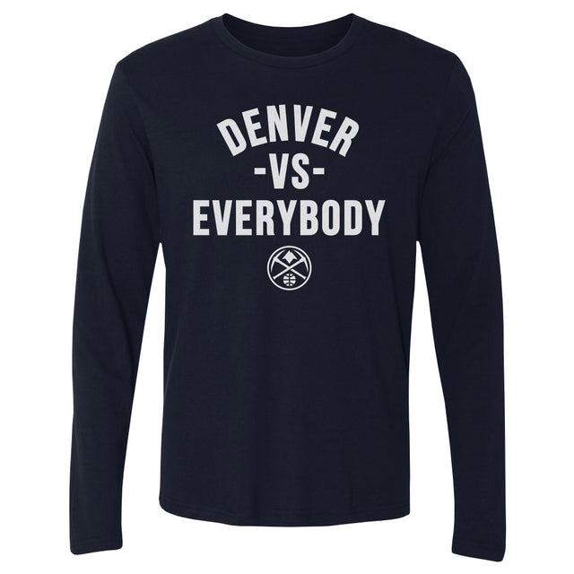 Denver Nuggets Men's Long Sleeve T-Shirt | 500 LEVEL