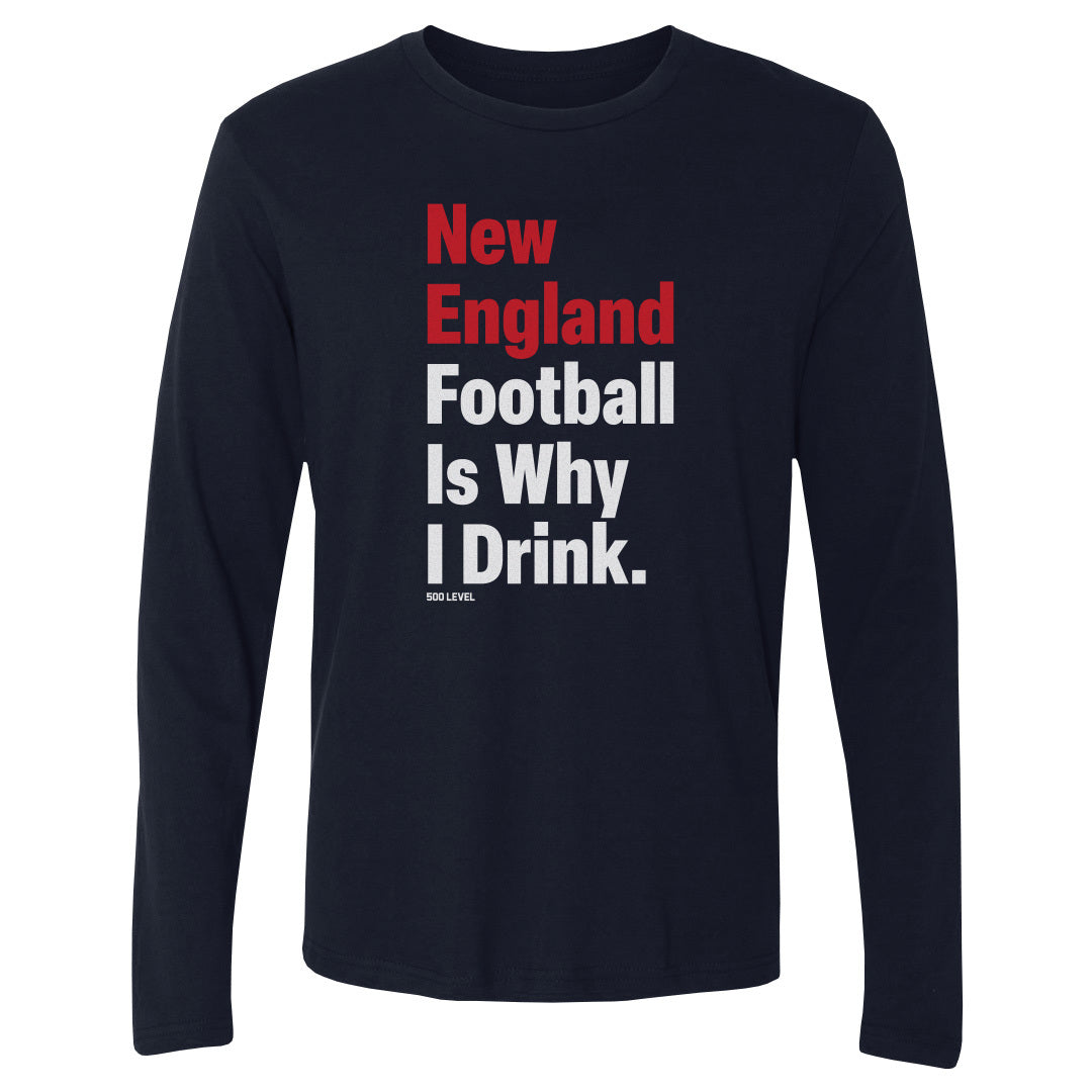 New England Football Men's Long Sleeve T-Shirt | 500 LEVEL