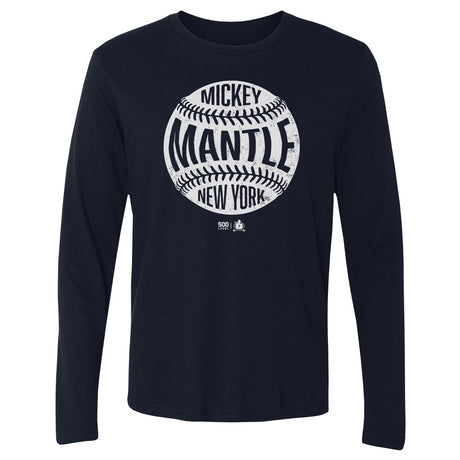 Mickey Mantle Men's Long Sleeve T-Shirt | 500 LEVEL