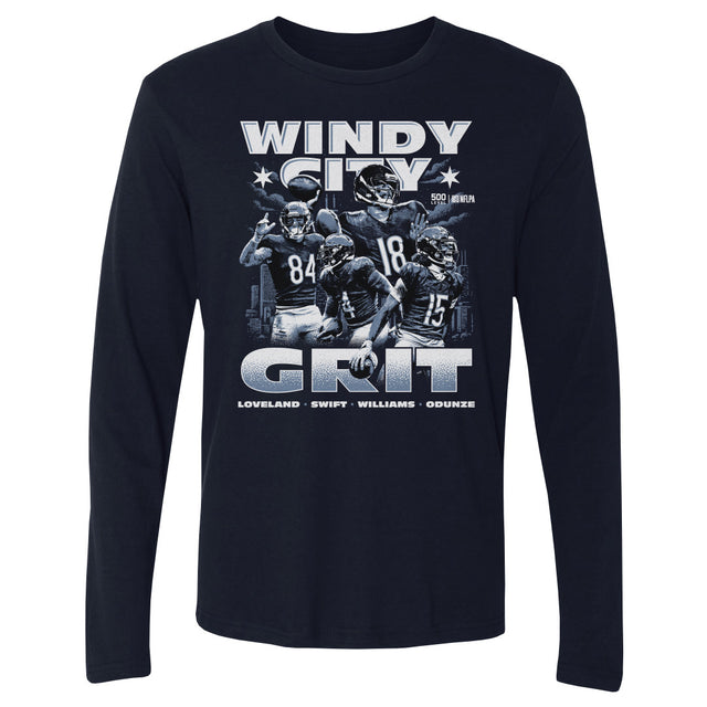 Caleb Williams Men's Long Sleeve T-Shirt | 500 LEVEL