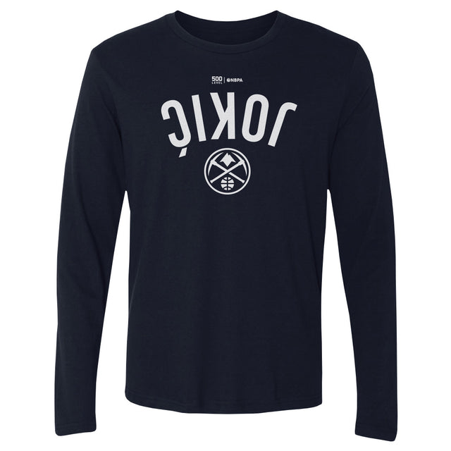 Nikola Jokic Men's Long Sleeve T-Shirt | 500 LEVEL