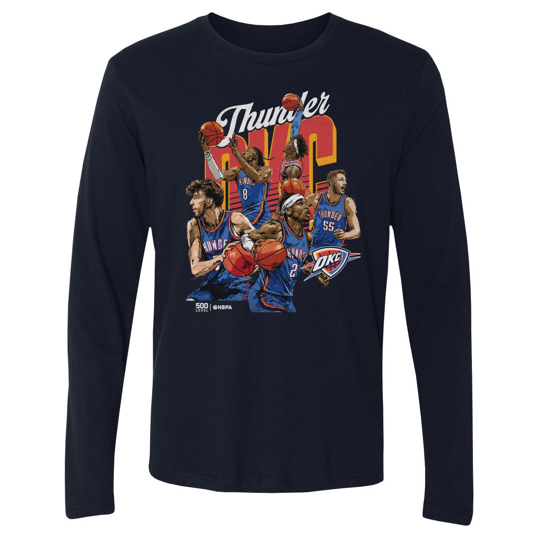 Oklahoma City Thunder Men's Long Sleeve T-Shirt | 500 LEVEL