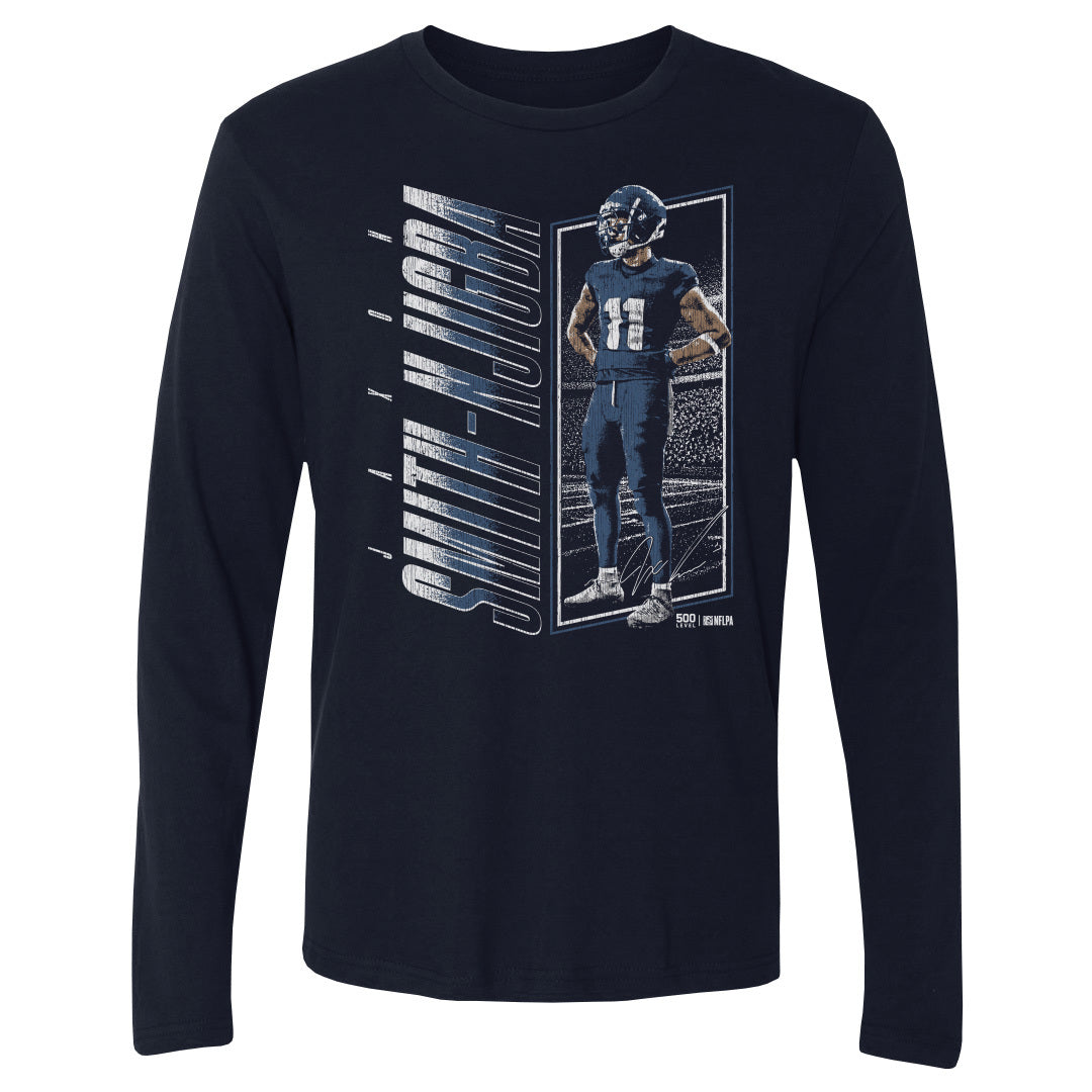 Jaxon Smith-Njigba Men's Long Sleeve T-Shirt | 500 LEVEL