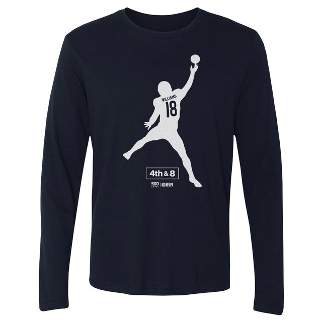 Caleb Williams Men's Long Sleeve T-Shirt | 500 LEVEL