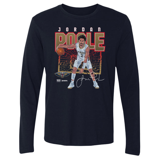 Jordan Poole Men's Long Sleeve T-Shirt | 500 LEVEL