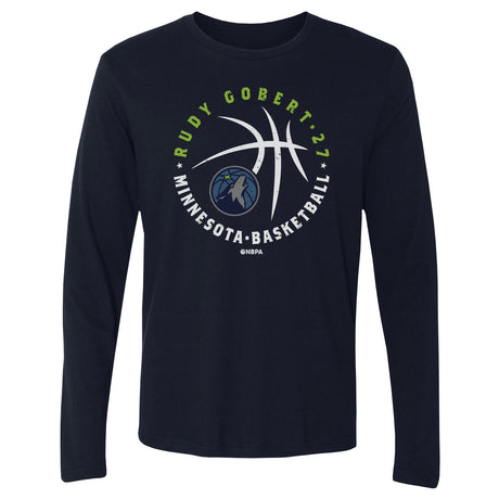 Rudy Gobert Men's Long Sleeve T-Shirt | 500 LEVEL