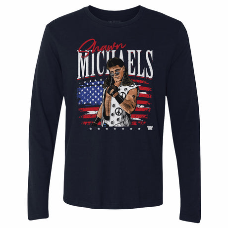 Shawn Michaels Men's Long Sleeve T-Shirt | 500 LEVEL
