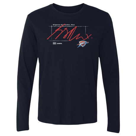 Shai Gilgeous-Alexander Men's Long Sleeve T-Shirt | 500 LEVEL