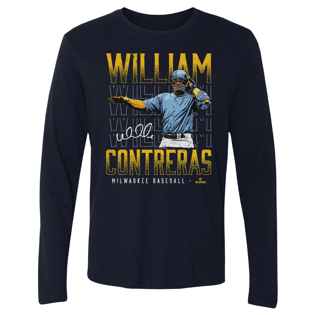 William Contreras Men's Long Sleeve T-Shirt | 500 LEVEL