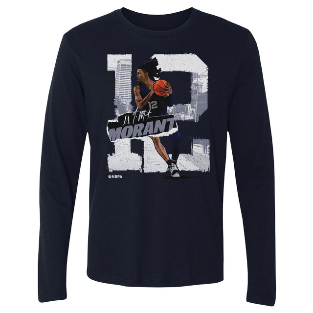 Ja Morant Men's Long Sleeve T-Shirt | 500 LEVEL
