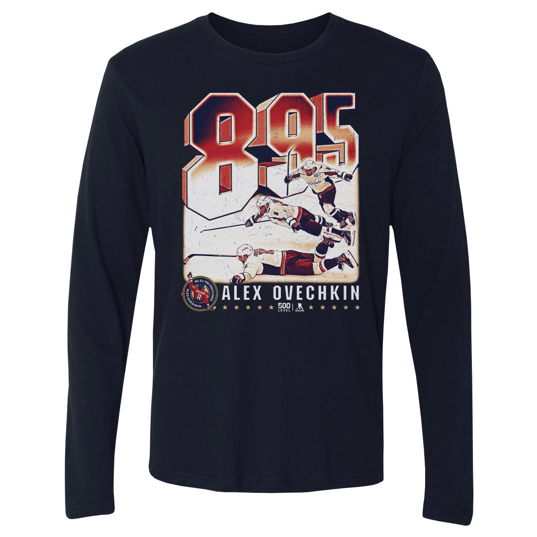 Alex Ovechkin Men's Long Sleeve T-Shirt | 500 LEVEL