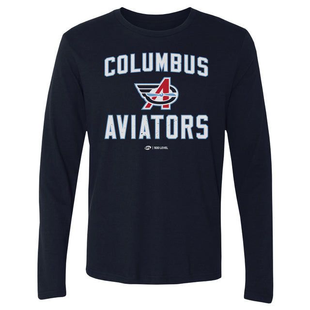 Columbus Aviators Men's Long Sleeve T-Shirt | 500 LEVEL
