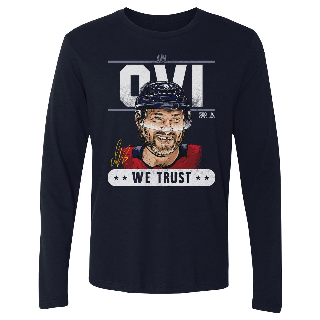 Alex Ovechkin Men's Long Sleeve T-Shirt | 500 LEVEL