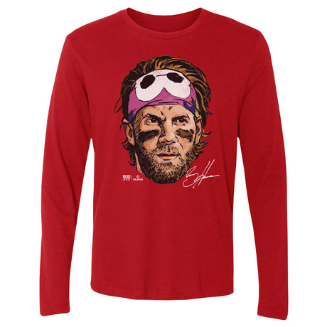 Bryce Harper Men's Long Sleeve T-Shirt | 500 LEVEL