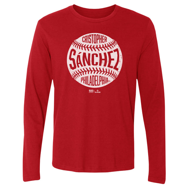 Cristopher Sanchez Men's Long Sleeve T-Shirt | 500 LEVEL