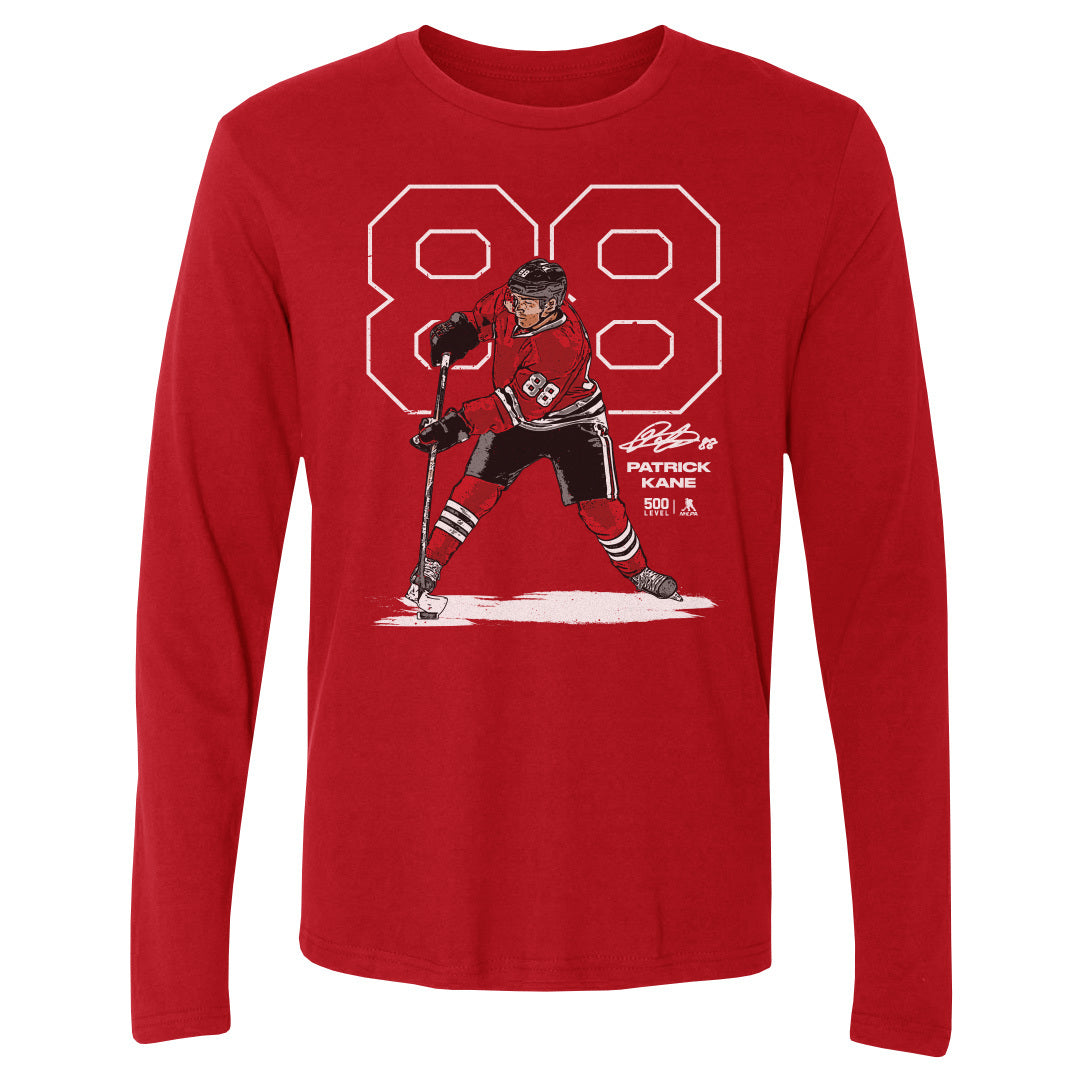 Patrick Kane Men's Long Sleeve T-Shirt | 500 LEVEL