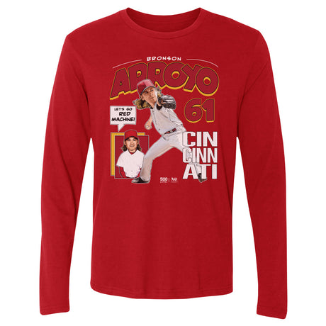 Bronson Arroyo Men's Long Sleeve T-Shirt | 500 LEVEL