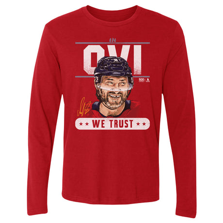 Alex Ovechkin Men's Long Sleeve T-Shirt | 500 LEVEL