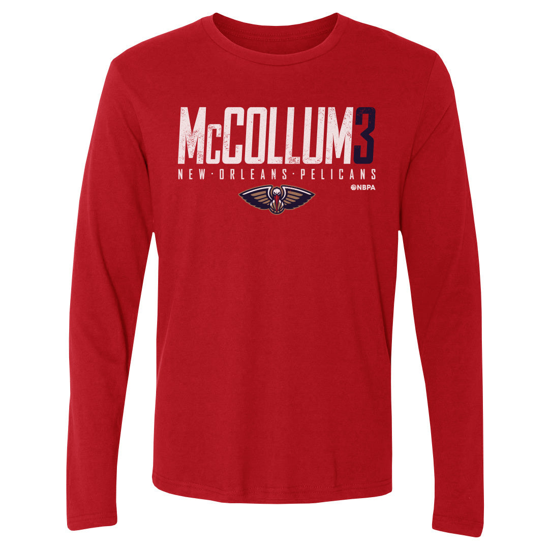 CJ McCollum Men&#39;s Long Sleeve T-Shirt | 500 LEVEL