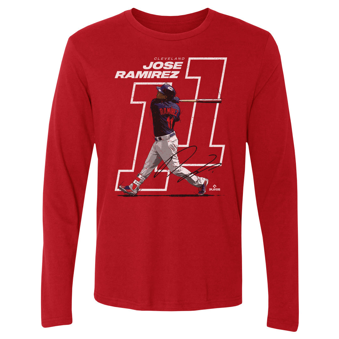 Jose Ramirez Men's Long Sleeve T-Shirt | 500 LEVEL