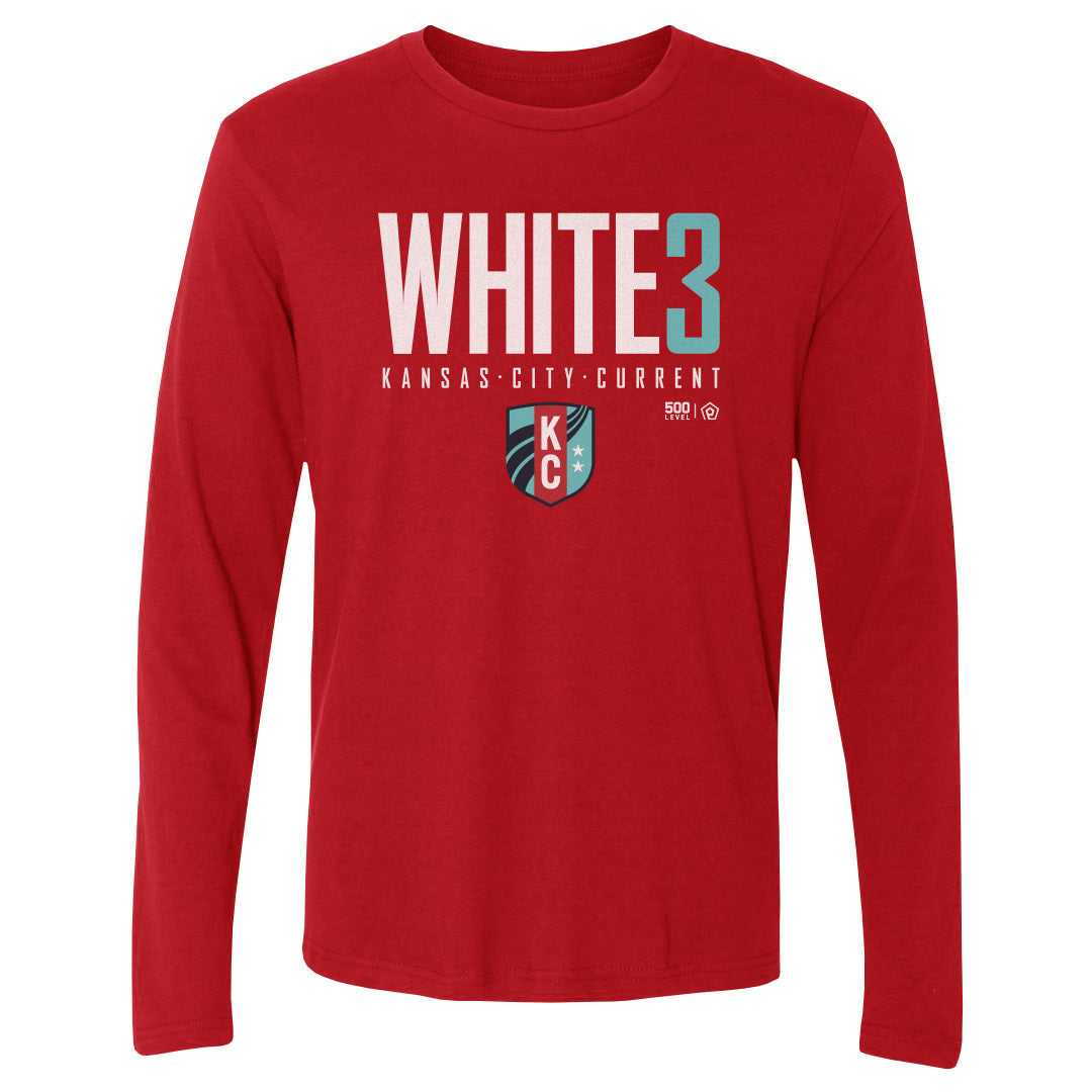 Amelia White Men's Long Sleeve T-Shirt | 500 LEVEL