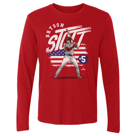 Bryson Stott Men's Long Sleeve T-Shirt | 500 LEVEL