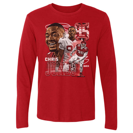 Chris Jones Men's Long Sleeve T-Shirt | 500 LEVEL