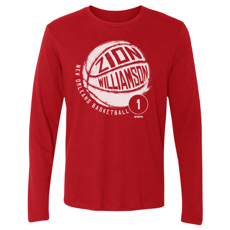 Zion Williamson Men's Long Sleeve T-Shirt | 500 LEVEL