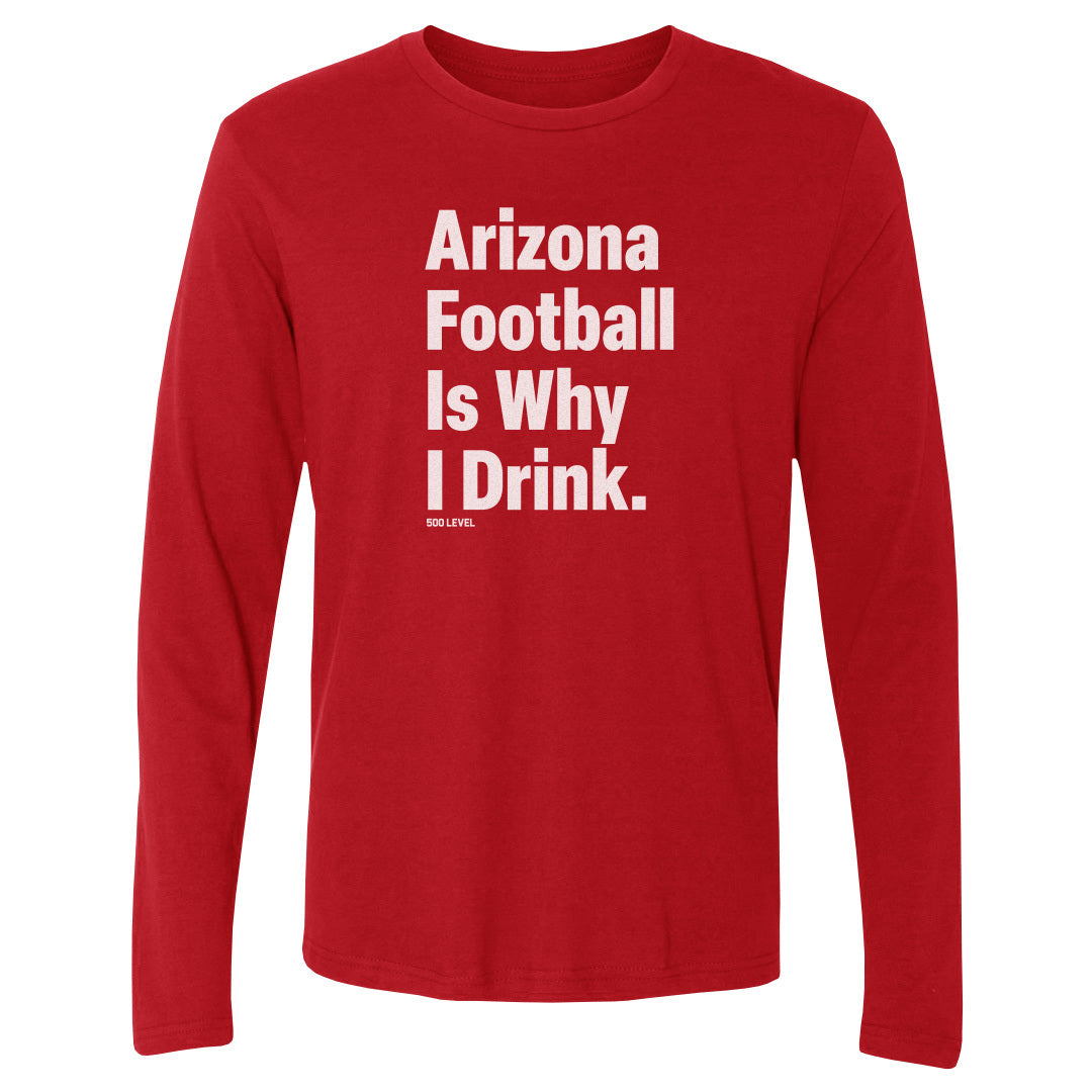 Arizona Football Men's Long Sleeve T-Shirt | 500 LEVEL