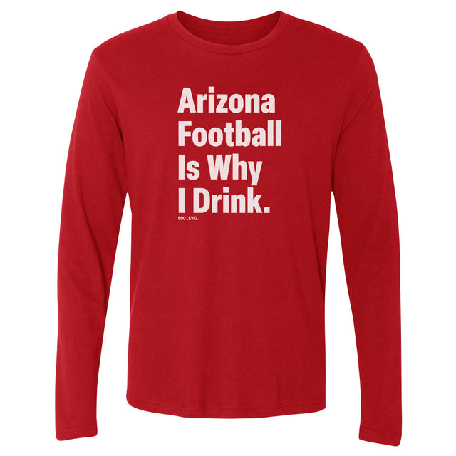 Arizona Football Men's Long Sleeve T-Shirt | 500 LEVEL