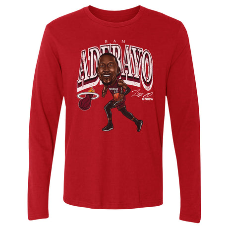 Bam Adebayo Men's Long Sleeve T-Shirt | 500 LEVEL