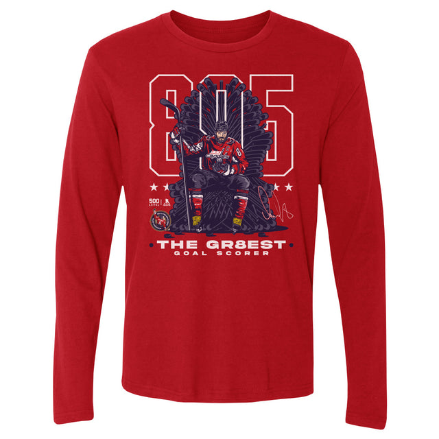Alex Ovechkin Men's Long Sleeve T-Shirt | 500 LEVEL
