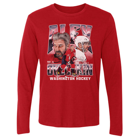 Alex Ovechkin Men's Long Sleeve T-Shirt | 500 LEVEL