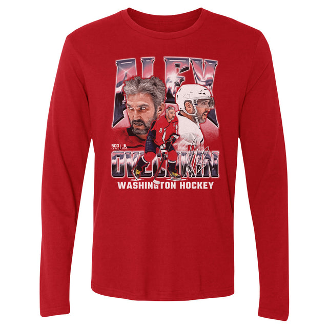 Alex Ovechkin Men's Long Sleeve T-Shirt | 500 LEVEL