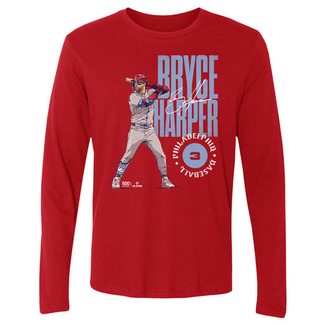 Bryce Harper Men's Long Sleeve T-Shirt | 500 LEVEL