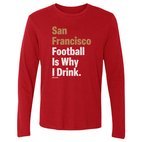 San Francisco Football Men's Long Sleeve T-Shirt | 500 LEVEL