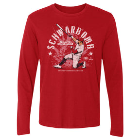 Kyle Schwarber Men's Long Sleeve T-Shirt | 500 LEVEL
