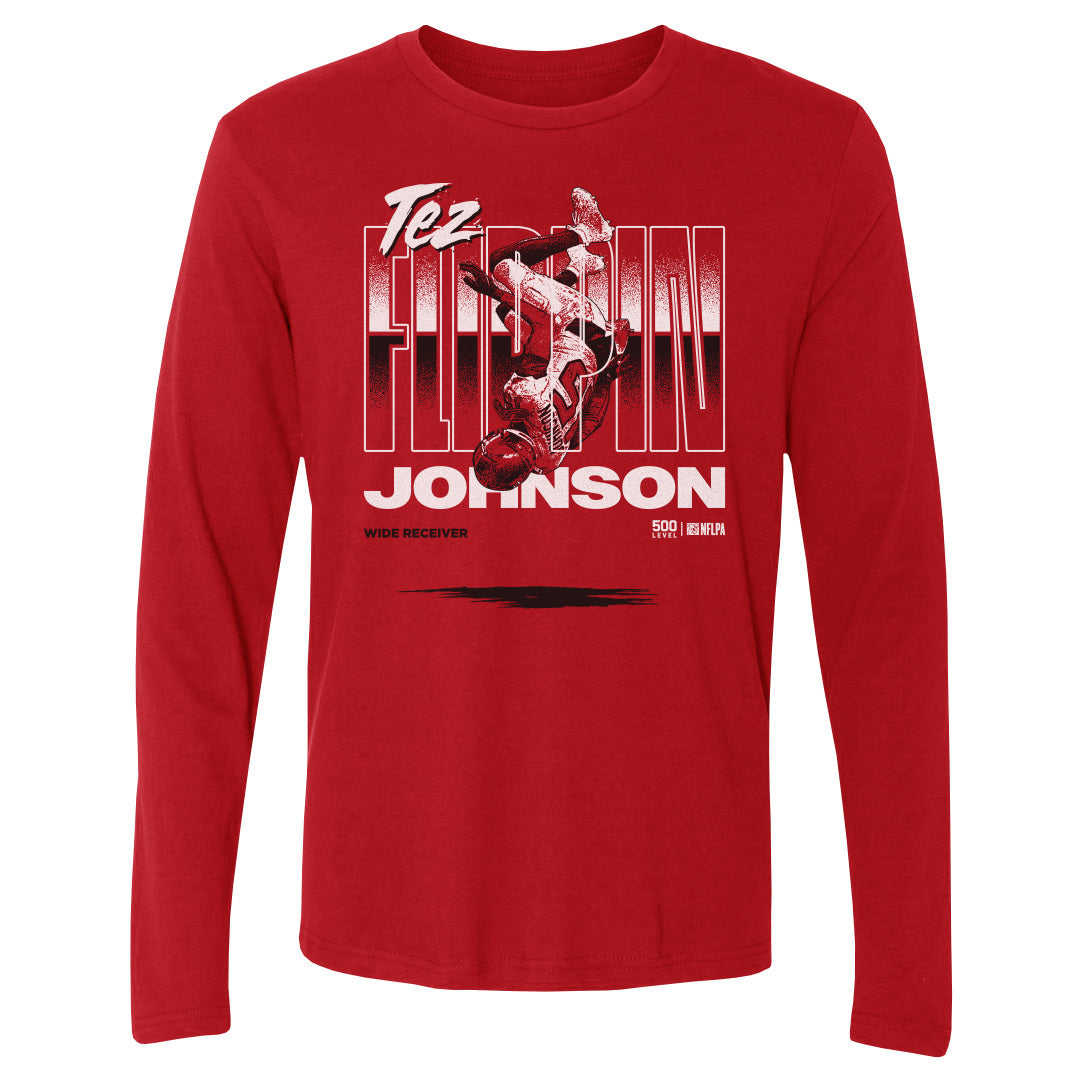 Tez Johnson Men's Long Sleeve T-Shirt | 500 LEVEL