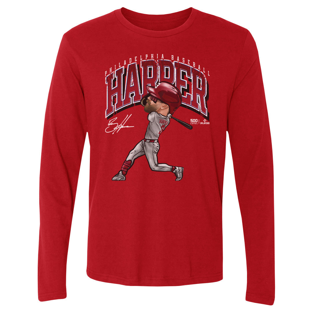 Bryce Harper Men's Long Sleeve T-Shirt | 500 LEVEL