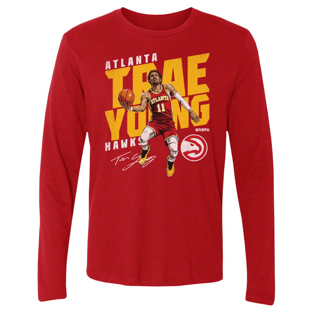 Trae Young Men's Long Sleeve T-Shirt | 500 LEVEL