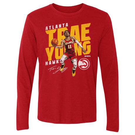 Trae Young Men's Long Sleeve T-Shirt | 500 LEVEL