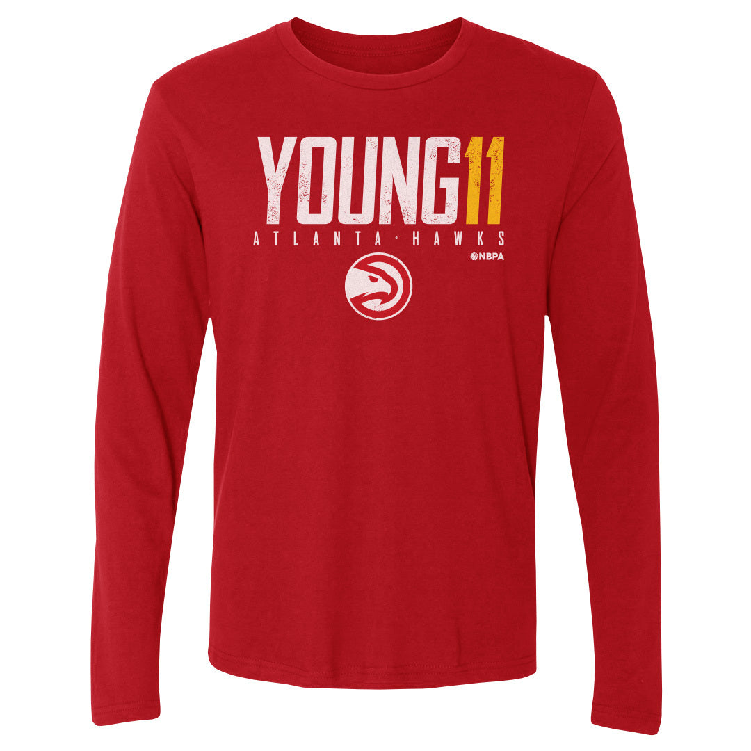 Trae Young Men's Long Sleeve T-Shirt | 500 LEVEL