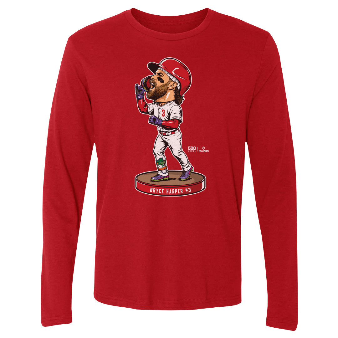 Bryce Harper Men's Long Sleeve T-Shirt | 500 LEVEL