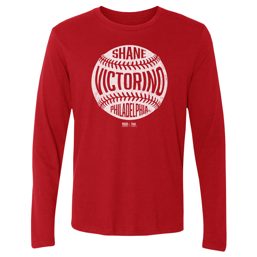 Shane Victorino Men's Long Sleeve T-Shirt | 500 LEVEL