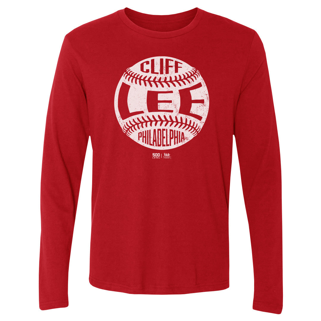 Cliff Lee Men's Long Sleeve T-Shirt | 500 LEVEL