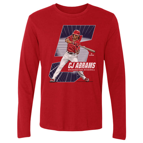 CJ Abrams Men's Long Sleeve T-Shirt | 500 LEVEL