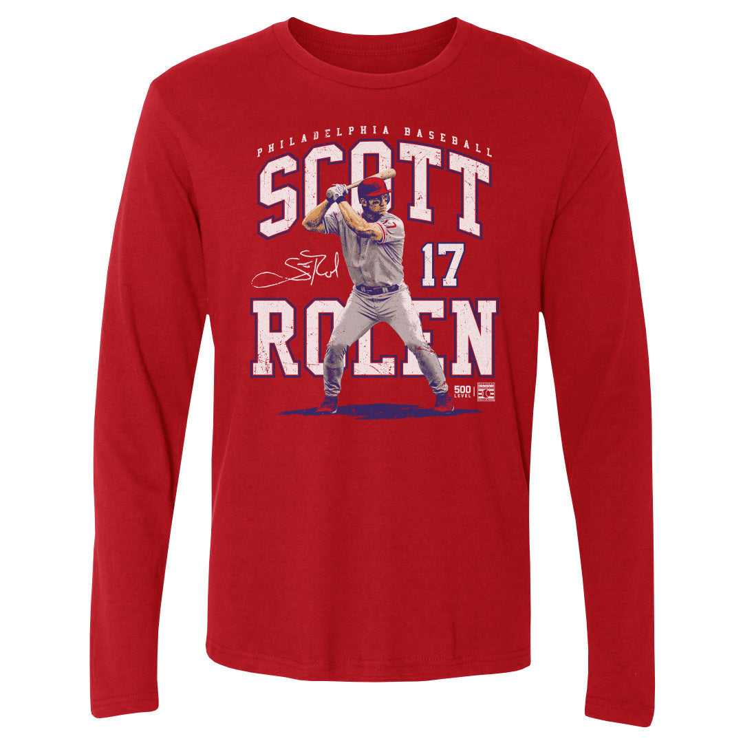 Scott Rolen Men's Long Sleeve T-Shirt | 500 LEVEL