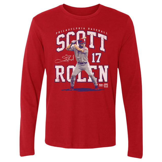 Scott Rolen Men's Long Sleeve T-Shirt | 500 LEVEL