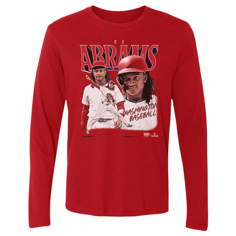 CJ Abrams Men's Long Sleeve T-Shirt | 500 LEVEL