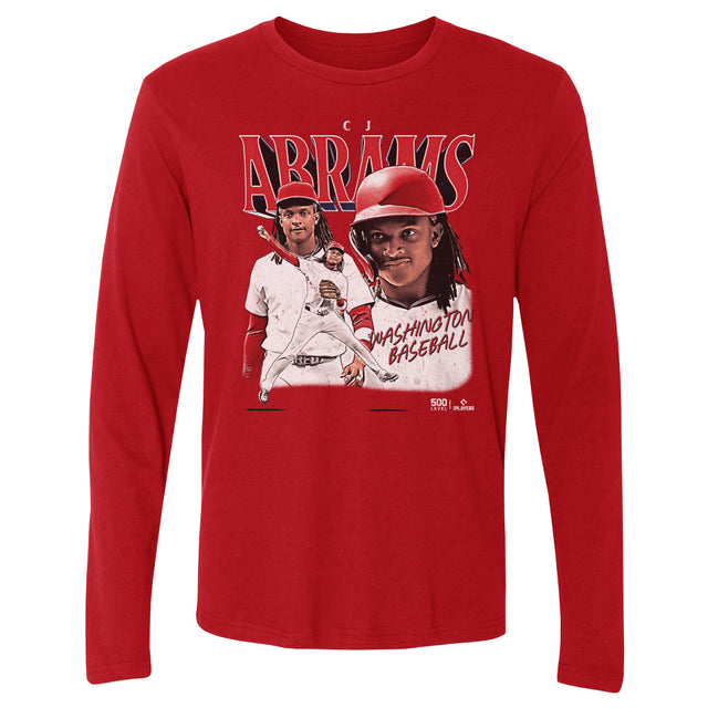 CJ Abrams Men's Long Sleeve T-Shirt | 500 LEVEL